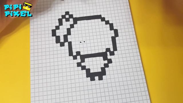 ОЧЕНЬ ЛЕГКО! PIXEL ART АНИМЕ ДЕВОЧКА РИСУЕМ ПО КЛЕТОЧКАМ ! GIRL ANIME PIXEL ART HOW TO DRAW !
