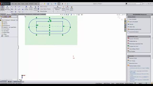 SOLIDWORKS Tutorial - How to Move Sketch Entities While Preserving the Relations смотреть онлайн