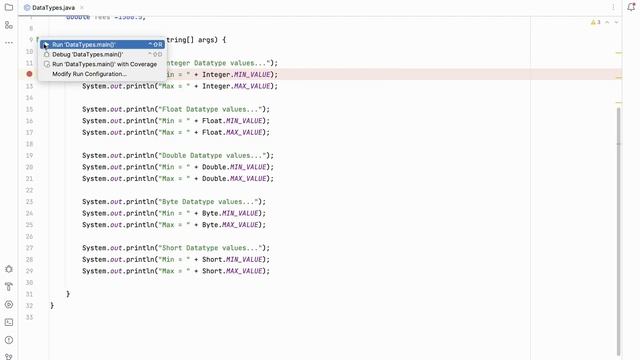 JAVA BASICS-6||Data Types in java || Why we use it смотреть онлайн