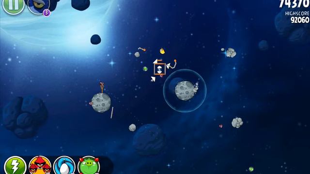 ANGRY BIRDS SPACE-BEAK IMPACT LEVEL 8-15 THREE STAR WALKTHROUGH {NO POWER UPS} смотреть онлайн