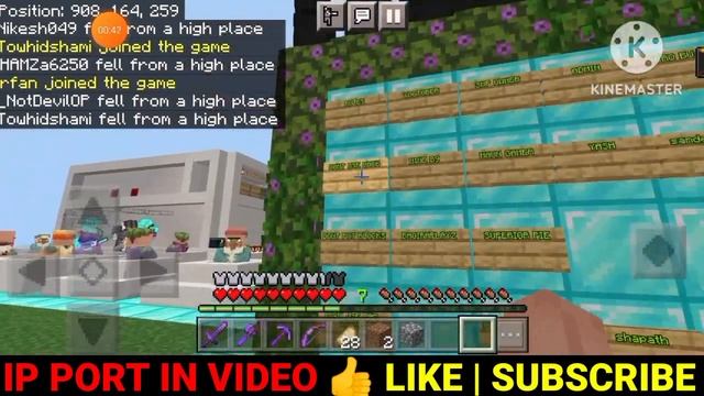 New Minecraft Public Smp Server 24/7 Online | Anyone can Join | JAVA + pe | 1.19+ | SAFF GAMER смотреть онлайн