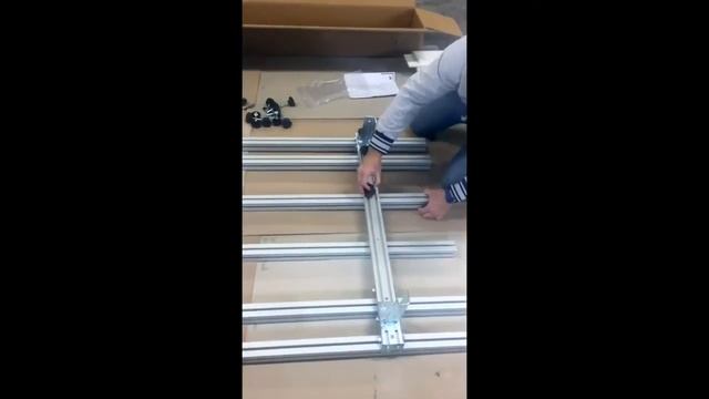 SIRIBENCHES ASSEMBLY - модульный стол для работы с крупноформатной плиткой! смотреть онлайн