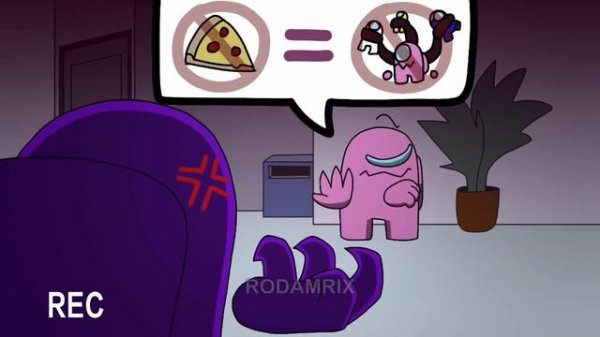 АМОНГ АС АНИМАЦИЯ (РУССКАЯ ОЗВУЧКА) АВТОР @Rodamrix