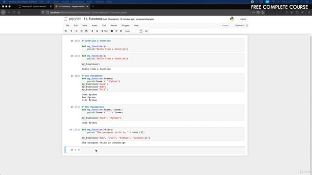 #31 - Functions | Python Full Course - Beginner to Advanced [FREE] смотреть онлайн