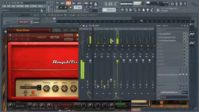 Metal Riff 3 - FL Studio with VST Plugins no Instruments смотреть онлайн