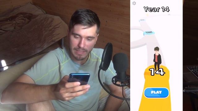 ОЧЕРЕДНАЯ ВСРАТАЯ ИГРА ОТ VOODOO | ОБЗОР НА РУССКОМ 100 YEARS LIFE SIMULATOR