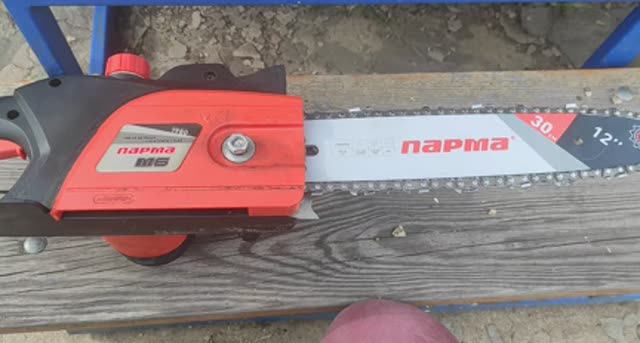 Цепная электропила Парма м6 за 4 года эксплуатации. смотреть онлайн