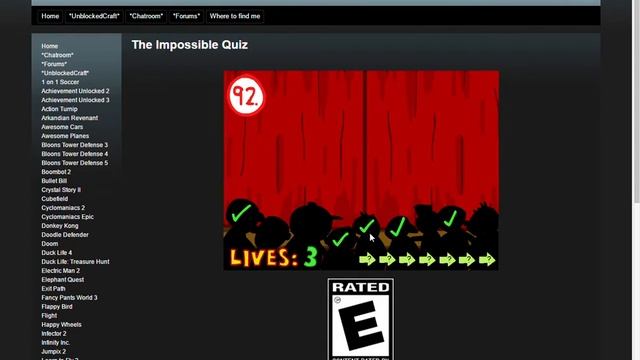 The Impossible Quiz Perfect Run смотреть онлайн