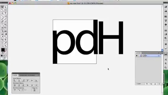 Create a font using Illustrator and FontLab - tutorial part 1 смотреть онлайн