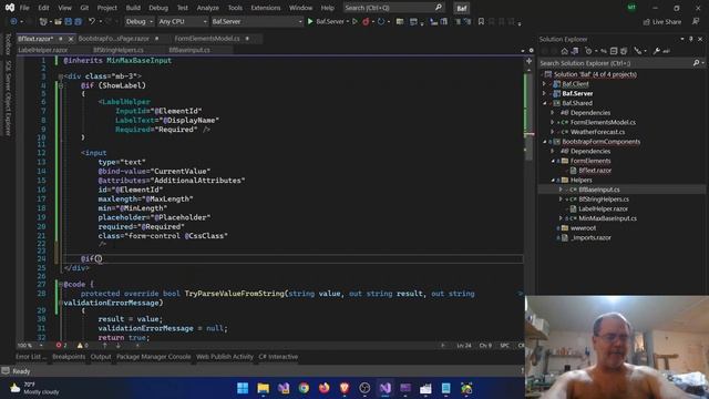 e6 - Blazor form components for Bootstrap - Text input - Optionally hide label and add Help Text смотреть онлайн