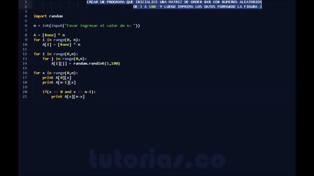 arrays – python (figura z matriz) смотреть онлайн