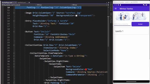 .NET MAUI : Navegação Shell - App Tarefas смотреть онлайн