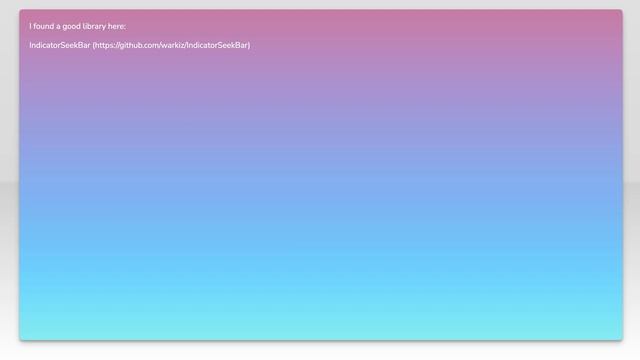 Why seekbar tick marker shown in front of thumb? смотреть онлайн