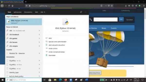 Install Python and run script