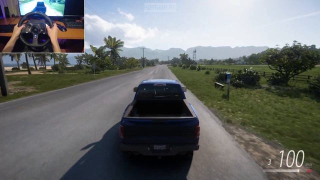 Ford F-150 Raptor 2017 - Forza Horizon 5 | Logitech G920 gameplay смотреть онлайн