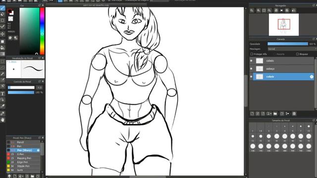 Desenhando Judy Alvarez do jogo Cyberpunk смотреть онлайн