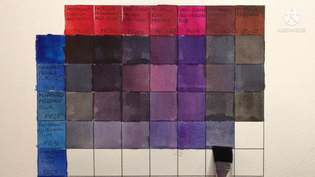 Mixing My Reds & Blues - Watercolor Mixing (Part 2) смотреть онлайн