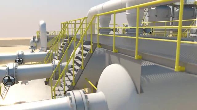 Визуализация Комплекса Осушки Природного Газа. смотреть онлайн