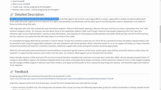 Fedora REJECTS UEFI BIOS only support! (MBR) Legacy BIOS still remains. смотреть онлайн