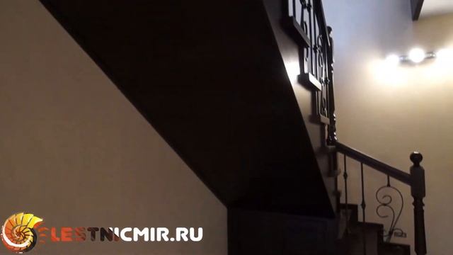 Обшивка металлического каркаса лестницы деревом, отзыв клиента смотреть онлайн