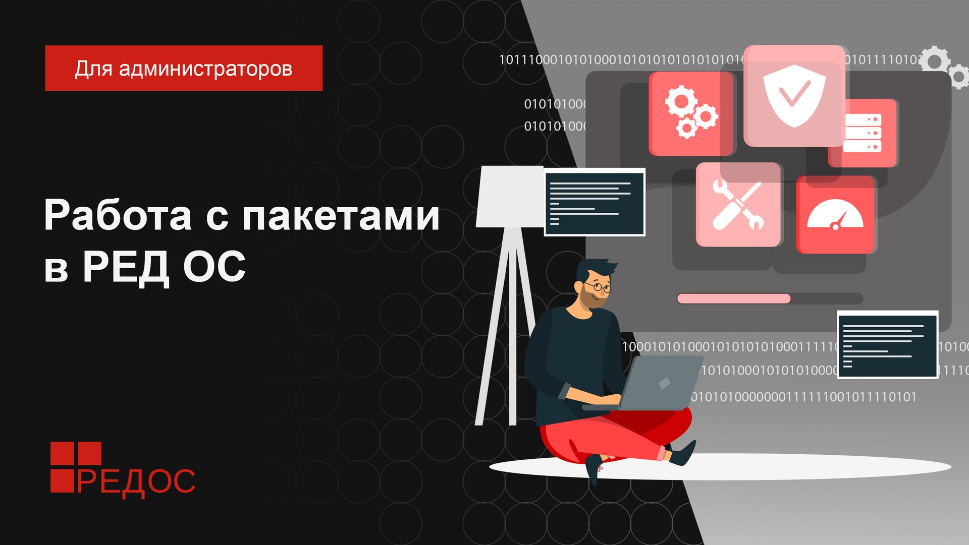Работа с пакетами в РЕД ОС (установка, обновление, удаление) смотреть онлайн