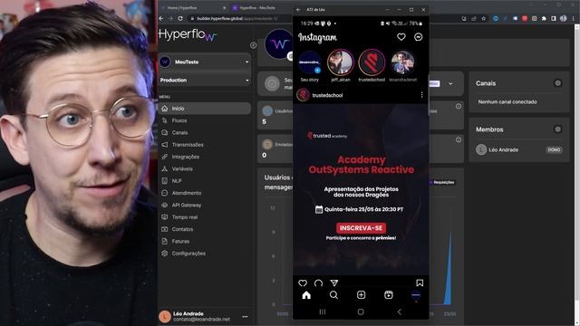 CRIE AUTOMAÇÕES E CHATBOTS COM LOW CODE смотреть онлайн