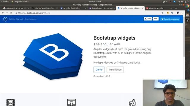 Angular 6 - Bootstrap 4 Integration смотреть онлайн