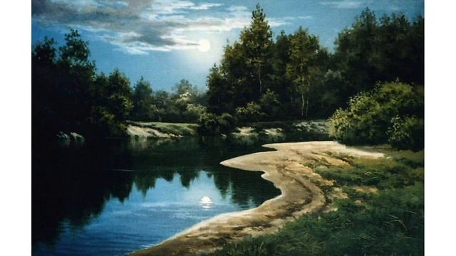 Родные летние пейзажи художника Александра Рудакова смотреть онлайн