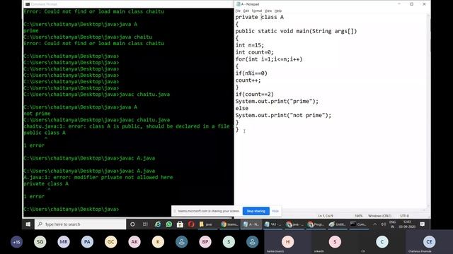 Programming in Java Introduction Class Sep 2nd Batch CVCORP смотреть онлайн