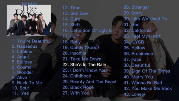 The Rose (더로즈) Playlist 2023