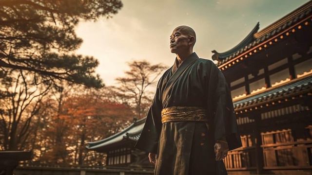 Meditate under The Brilliant Sunset - Japanese Zen Music -Japanese Flute Music - Relax, Sleep, Stud смотреть онлайн