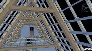 Строим большой дом-шалаш из клееного бруса. Премиум a-frame 175м2 с безрамным остеклением