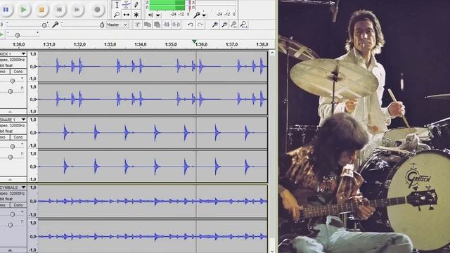 The Rolling Stones - Honky Tonk Women - drums only. Isolated drum track. смотреть онлайн