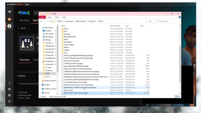 HOW TO INSTALL & DOWNLOAD CC FROM CURSEFORGE | The Sims 4 ❤️