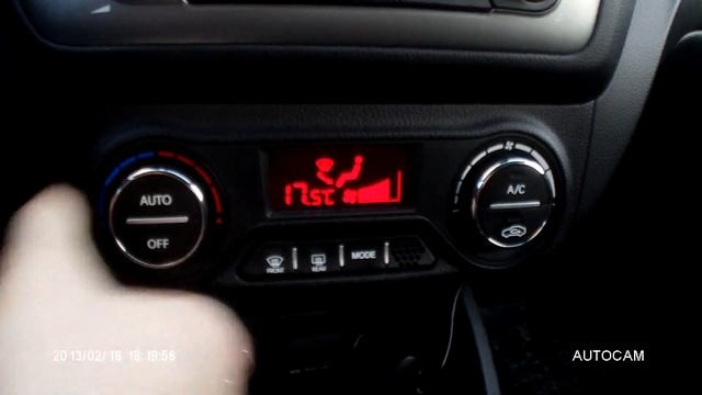 Kia Rio 2012 New. Работа климат-контроля смотреть онлайн