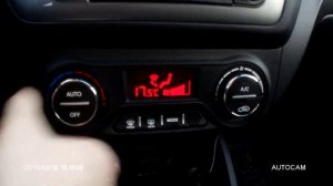 Kia Rio 2012 New. Работа климат-контроля
