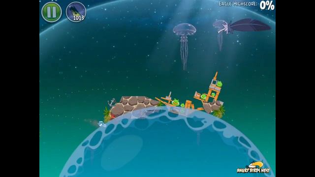 Angry Birds Space Pig Dipper 6-6 Space Eagle Walkthrough смотреть онлайн