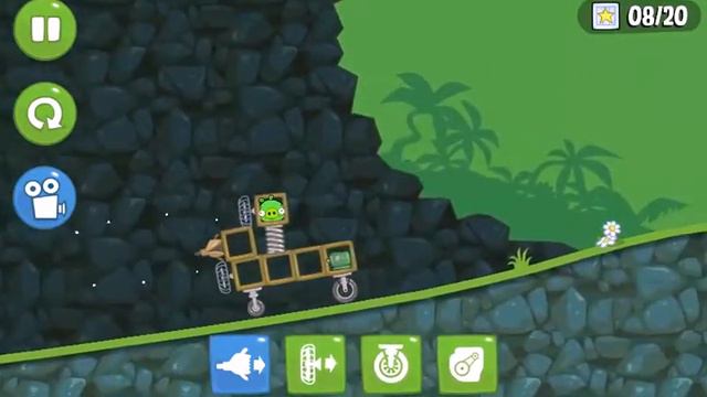 Bad Piggies level 1-15! смотреть онлайн