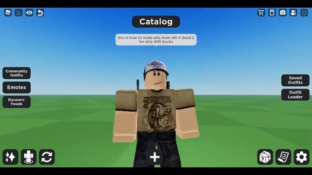 how to make Ellis from left 4 dead 2 in roblox смотреть онлайн