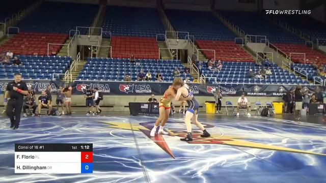 126 Lbs Consi Of 16 #1 - Frankie Florio, Florida Vs Henry Dillingham, Oregon 612f смотреть онлайн
