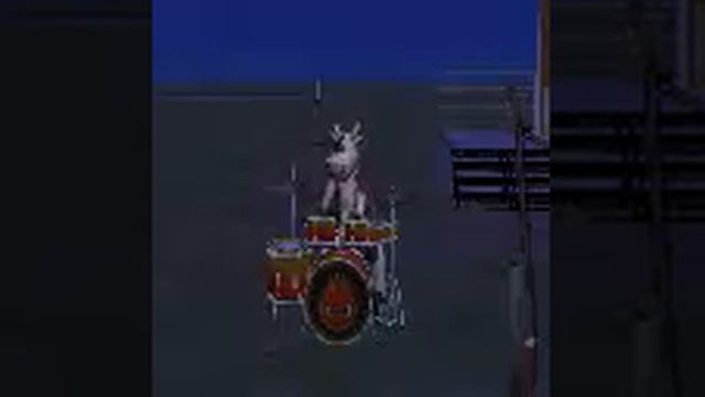 a cow playing drums смотреть онлайн