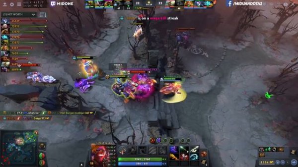 MIDONE vs MIRACLE - Lifestealler vs Drowranger Safelane