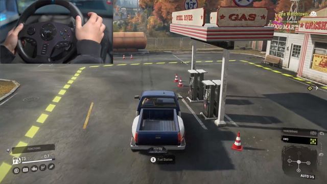 PXN V9 Gaming Steering Wheel & SnowRunner Game Demo On PC. #pxn #pxnv9 #racingwheel #snowrunner