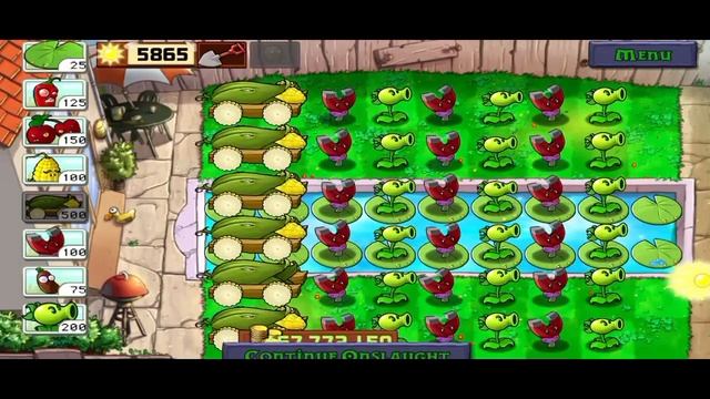 plants vs zombies (last stand) gameplay from 1 until 4 flag completed смотреть онлайн