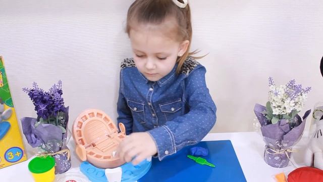 Мистер зубастик лепим зубки Play Doh Hasbro смотреть онлайн