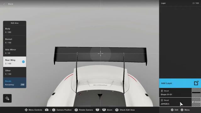 GT SPORT - HOW TO PUT A DECAL ON THE UNDERSIDE OF THE SPOILER смотреть онлайн