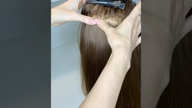 Вариант биоленточного наращивания воло эс для загущения волос смотреть онлайн