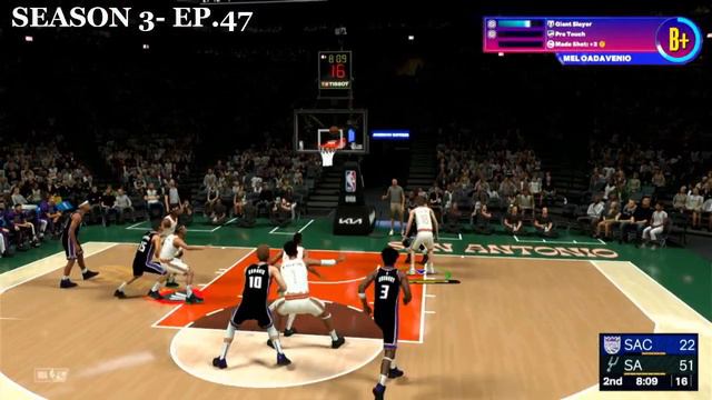 3-47 MY CAREER | KINGS VS SPURS FULL GAME | NBA 2K24 смотреть онлайн