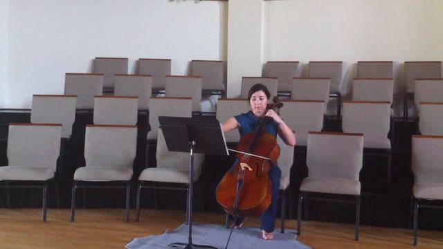 J.S.Bach: Cello Suites solo,1 suite - courant (Eliseba) смотреть онлайн