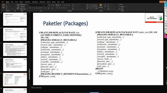 Oracle DB 21 - PL/SQL’de Paketler (Packages) смотреть онлайн